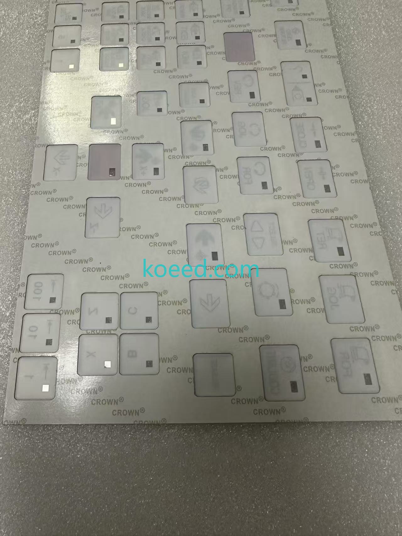 CNC Lathe Operating Membrane Key Sheet Overlay - Koeed Fashion View